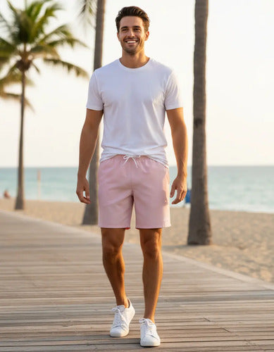 Bermudas De Baño Hollister Nuevas Y Originales Rosado S