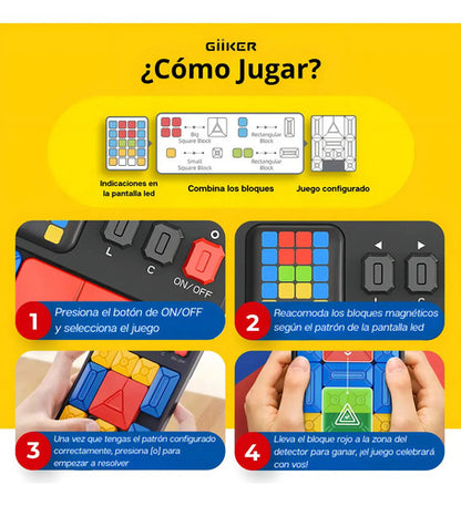 Giiker Super Slide Puzzle Smart Sensor + 500 Desafios
