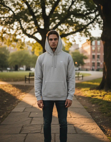 Canguro Hollister By Abercombie Liso Con Logo