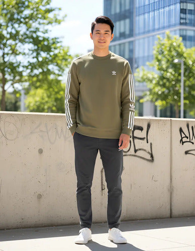 Buzo adidas Lock Up Hombre M Verde