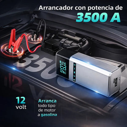 Arrancador Inflador Compresor Portatil Para Auto Moto