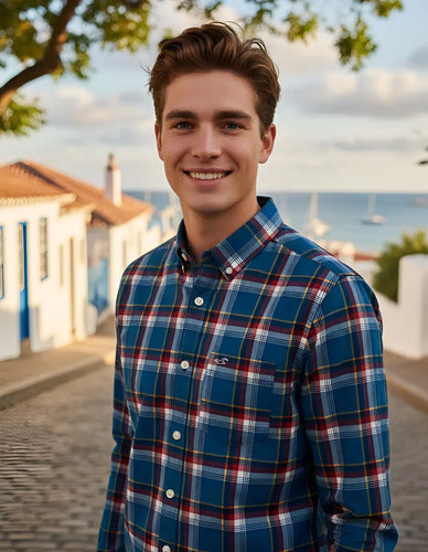 Camisa Hollister By Abercrombie A Cuadros Grandes