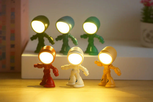 Lámpara Portatil Mini Heroe Luz Nocturna Para Niños