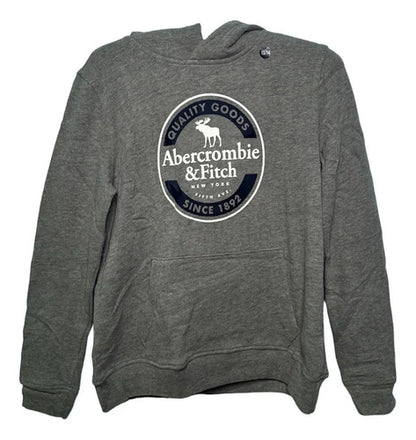 Canguro Hoodie Abercrombie Kids Niño Estampa Pecho Moderno