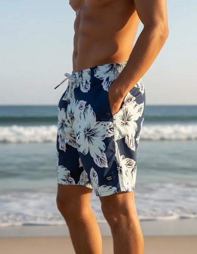 Short Abercrombie Estampado Hombre Adulto. Azul S
