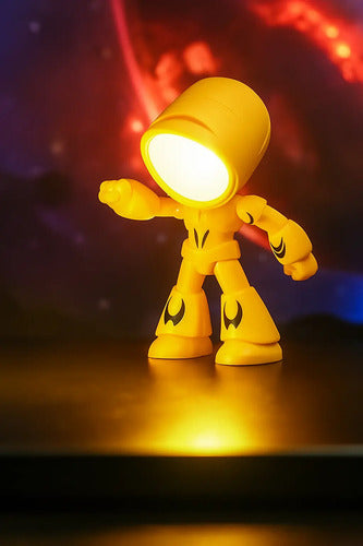 Lámpara Portatil Mini Heroe Luz Nocturna Para Niños