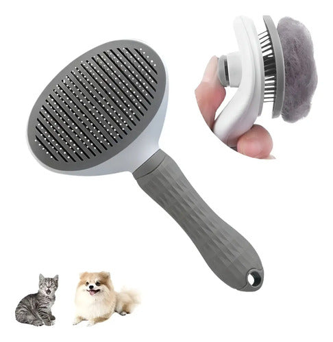 Peine Cepillo Para Mascota Gato Perro Premium Quita Pelo