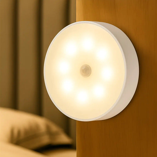 Lampara Recargable Sensor Movimiento Calida Fria