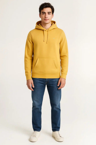 Canguro Hollister By Abercombie Liso Con Logo