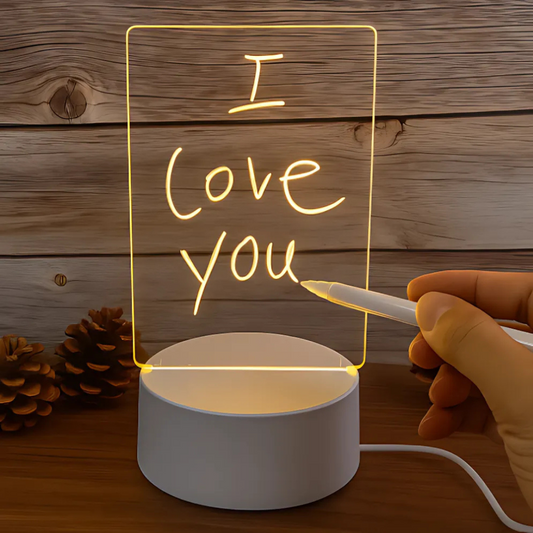 Lampara veladora con pizarra 3D